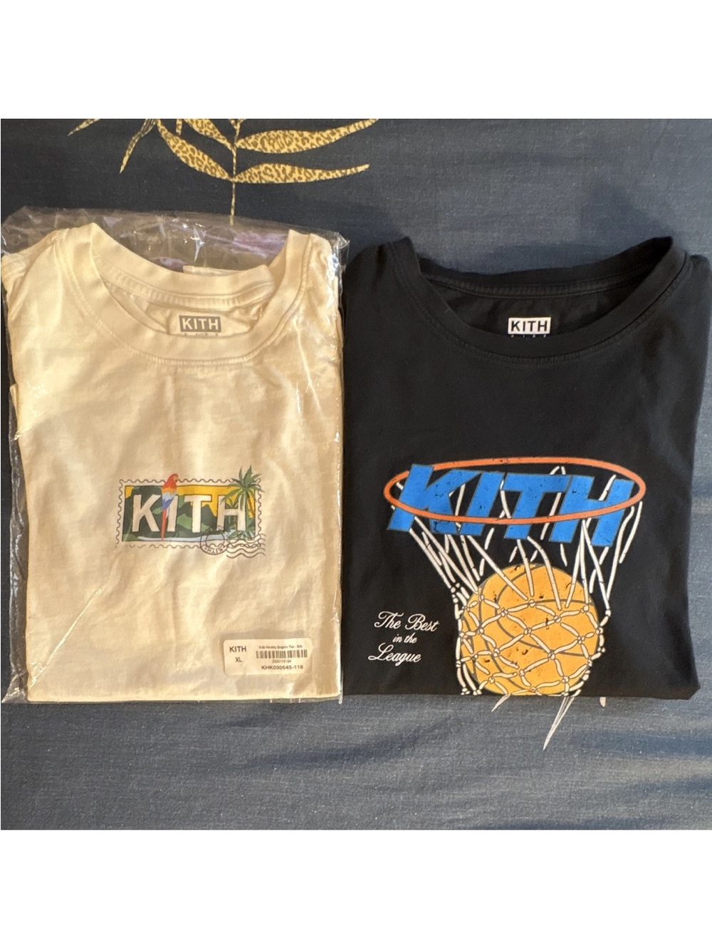 Kith Kids Short-Sleeve Tees - Black & Cream Graphic Pack
